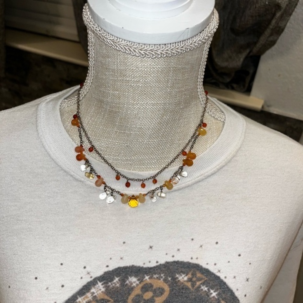 Elegant Multi-Color Beaded Necklace